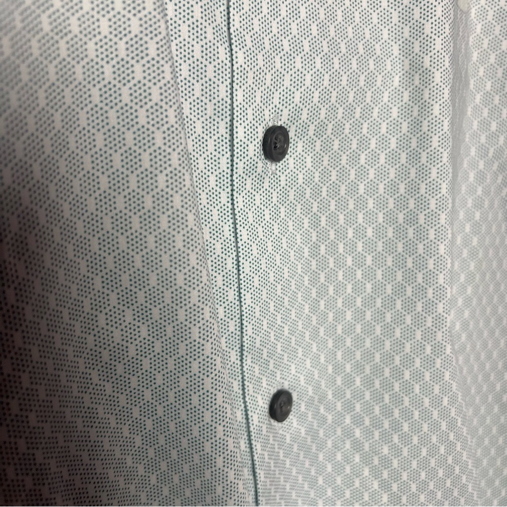 ALFANI Men's Regular Fit 2Way Stretch Stain Resistant Honeycomb Dress Shirts NWT - Picture 2 of 4